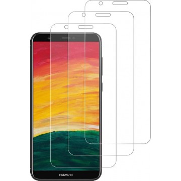 Huawei P Smart 2018 Screenprotector Glas - Tempered Glass Screen Protector - 3x