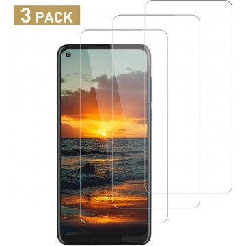 Motorola Moto G Pro 2020 Screenprotector Glas - Tempered Glass Screen Protector - 3x