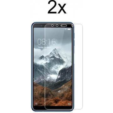 Samsung A7 (2018) Screenprotector Glas - Samsung Galaxy A7 2018 Screenprotector Glas - 2x Tempered Glass Screen Protector