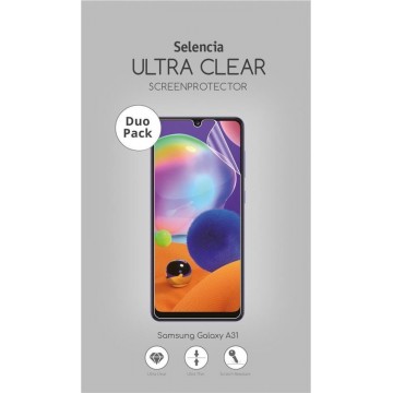 Selencia Duo Pack Ultra Clear Screenprotector voor de Samsung Galaxy A31