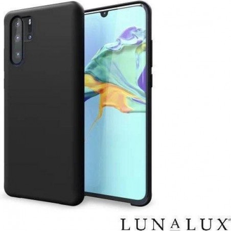 Huawei P30 Pro siliconen hoesje Zwart shock proof hoes case cover - Telefoonhoesje Zwart - LunaLux