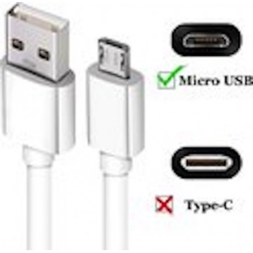 Micro-USB naar USB Kabel voor Oplader - 1 Meter Micro USB Cable - Oplaadkabel en Datakabel voor Samsung / Huawei