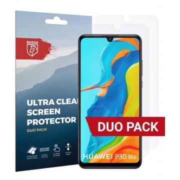 Rosso Huawei P30 Lite Ultra Clear Screen Protector Duo Pack