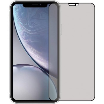 iPhone XR Privacy Screenprotector Glas Tempered Glass Full Screen