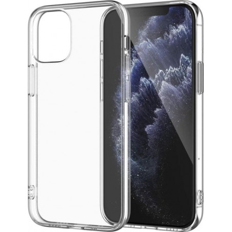 Apple iPhone 12 / 12 Pro Hoesje Flexibel en Dun TPU Transparant