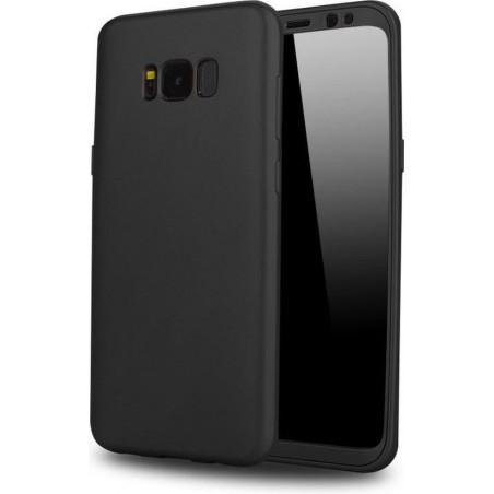 MAT ZWART Samsung Galaxy s8 Siliconen TPU achterkant hoesje (1,5mm dik)