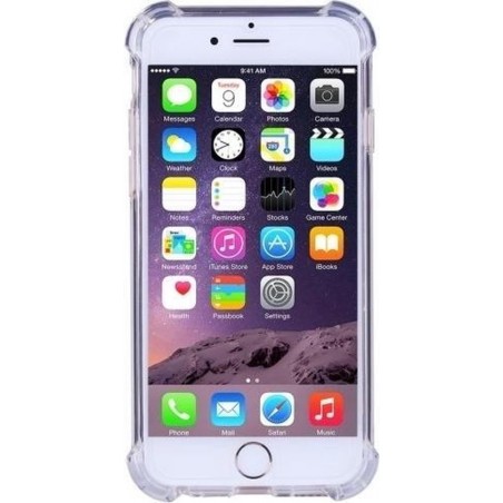 Shock Proof Hard Case met TPU Soft Frame  hoesje voor Iphone 5/5S/SE- Transparant Doorzichtig