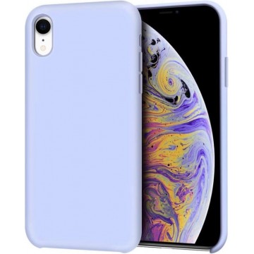 iPhone XR Hoesje - Siliconen Backcover - Paars
