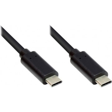 OTB USB-C naar USB-C kabel - USB3.0 - tot 20V/3A / zwart - 1 meter