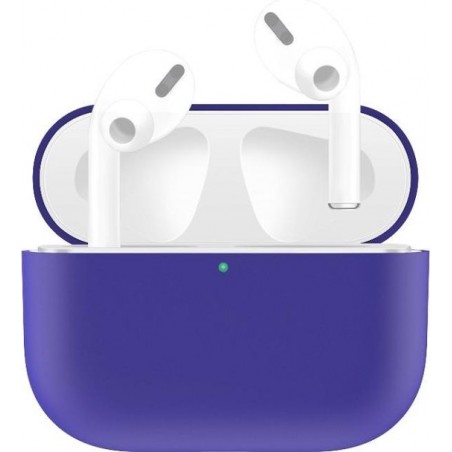 By Qubix - AirPods Pro Solid series - Siliconen hoesje - Paars