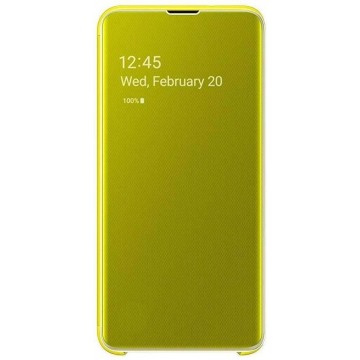 Samsung clear view cover - geel - voor Samsung Galaxy S10e