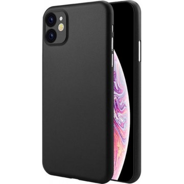 iphone 11 hoesje zwart - Apple iPhone 11 hoesje case siliconen zwart - hoesje iPhone 11 apple - iPhone 11 hoesjes cover hoes