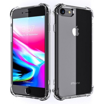 iphone 6 hoesje shock proof case transparant - Apple iphone 6s hoesje - hoesje iphone 6 - hoesje iphone 6s hoesjes cover hoes