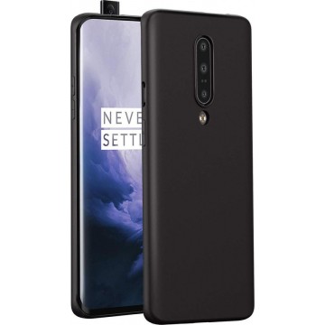 Epicmobile - OnePlus 7 Pro silicone hoesje - Soft Back Cover - Zwart