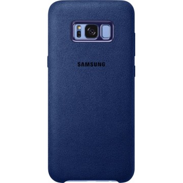 Samsung Galaxy S8+ Hoesje - Alcantara Cover - Blauw