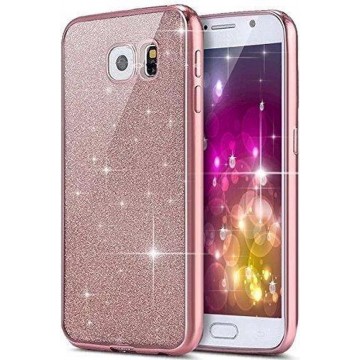 Samsung Galaxy A5 2017 glitters hoesje - Roze BlingBling
