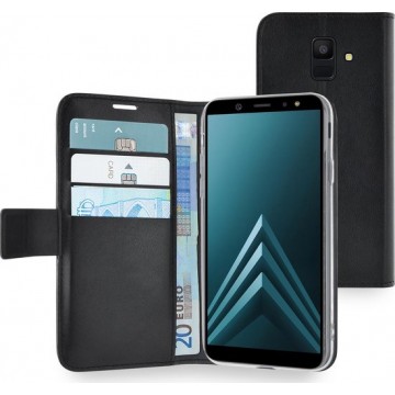 Azuri Samsung A6 (2018) hoesje - Bookcase - Zwart