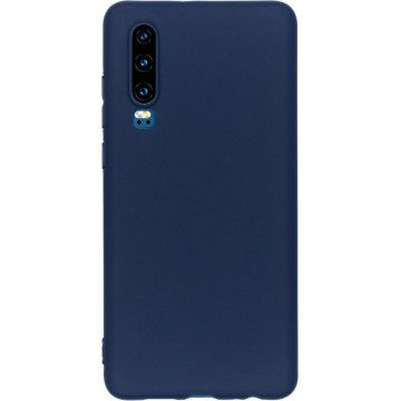 iMoshion Color Backcover Huawei P30 hoesje - Donkerblauw