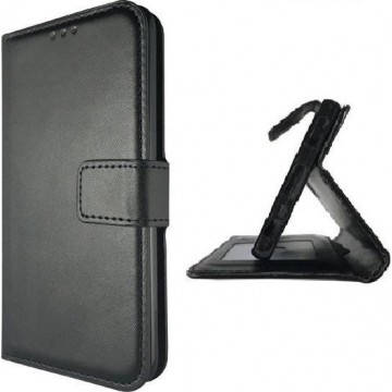 Apple iPhone X/XS zwart Portemonnee Wallet Case -TPU  hoesje met pasjes Flip Cover - Boek  beschermend Telefoonhoesje