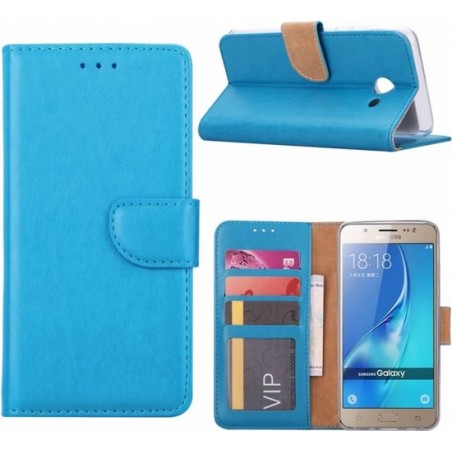 Samsung Galaxy J5 (2017) Portemonnee hoesje Blauw