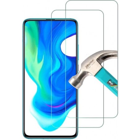 Xiaomi Poco F2 Pro Screenprotector Glas - Tempered Glass Screen Protector - 2x