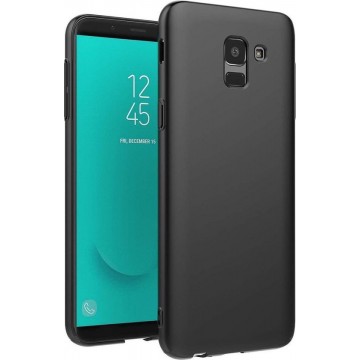 Samsung Galaxy J6 2018 Hoesje - Siliconen Backcover - Zwart