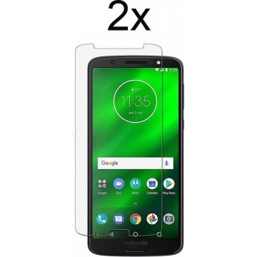 Motorola G6 Plus Screenprotector Glas - Motorola Moto G6 Plus Screen Protector - 2x Tempered Glass Screen Protector