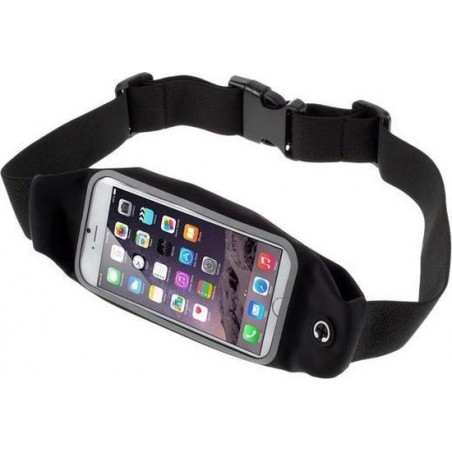 GadgetBay Sportband iPhone 6 6s en 7 8 - Hardlopen - Sporten - Heupband - Zwart