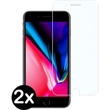 iPhone 8 Plus Screenprotector Tempered Glass Screen Cover - 2 PACK