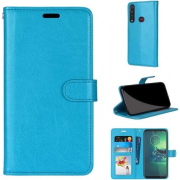 Motorola Moto G8 Power hoesje book case turquoise