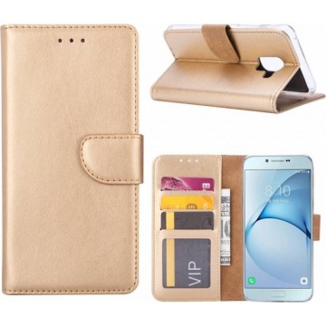 Samsung Galaxy A8 2018 - Bookcase Goud - portemonee hoesje