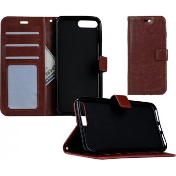 iPhone 7/8 Flip Case Cover Flip Hoesje Book Case Hoes – Bruin
