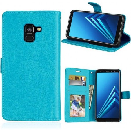 Samsung Galaxy A6 2018 portemonnee hoesje - Turquoise