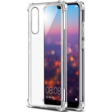 huawei p20 hoesje shock proof case - Huawei p20 hoesje shock proof case hoes cover transparant