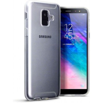 samsung a6 2018 hoesje transparant - Samsung galaxy a6 2018 hoesje siliconen case transparant hoes cover