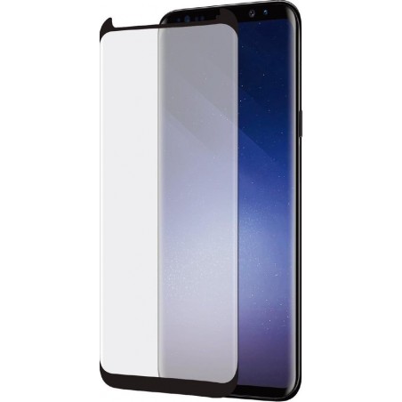 Azuri screenprotector curved tempered glass RINOX ARMOR - Voor Samsung Galaxy S9 Plus - Zwart - Small