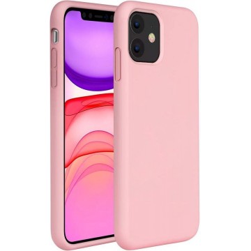 Apple iPhone 11 Hoesje - Siliconen Backcover - Roze