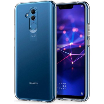 huawei mate 20 lite hoesje - Huawei Mate 20 Lite hoesje siliconen case hoes cover transparant