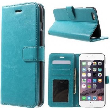 Cyclone portemonnee case wallet Hoesje iPhone 6 blauw