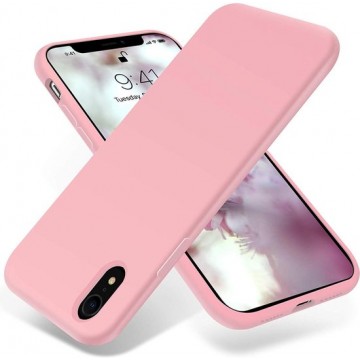 Apple iPhone XR Hoesje - Siliconen Backcover - Roze