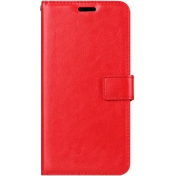 Huawei P30 Lite - Bookcase Rood - portemonee hoesje