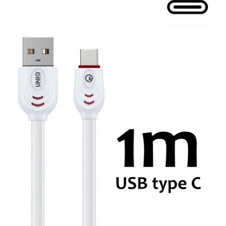 UNIQ Accessory Type-C Kabel Fast charging/data transfer - Wit