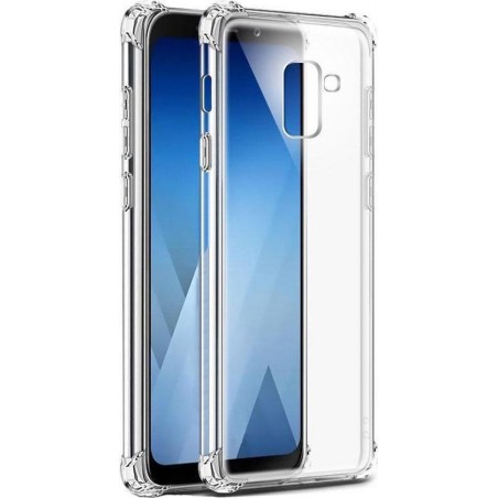 Shock Proof case hoesje voor Samsung Galaxy A8 2018 - Transparant