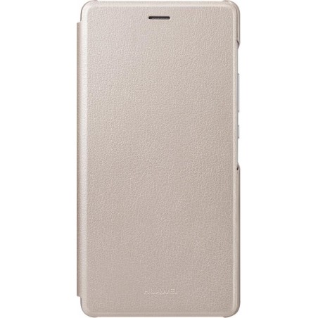 Huawei flip cover - goud - voor Huawei P9 Lite