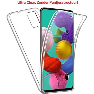 EmpX.nl Samsung Galaxy A51 TPU 360° graden TPU siliconen 2 in 1 hoesje