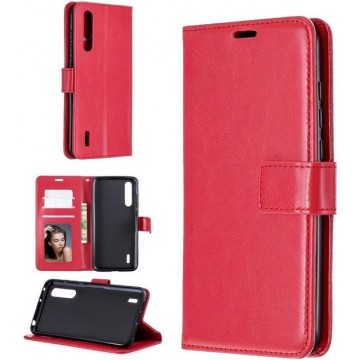 Samsung Galaxy A20S hoesje book case rood