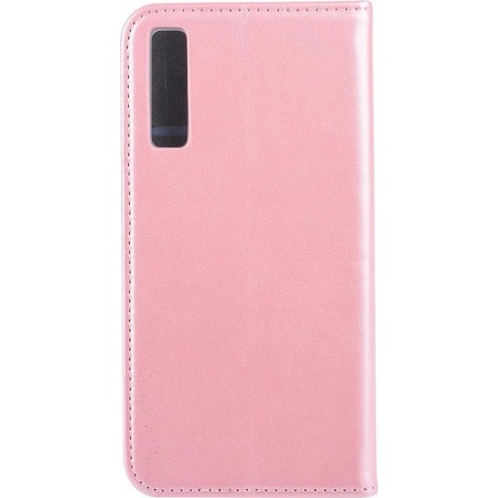 Samsung Galaxy A7 (2018) Pasjeshouder Roze Booktype hoesje - Magneetsluiting (A750)