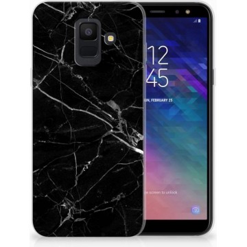 Samsung Galaxy�A6 (2018) Uniek TPU Hoesje Marmer Zwart
