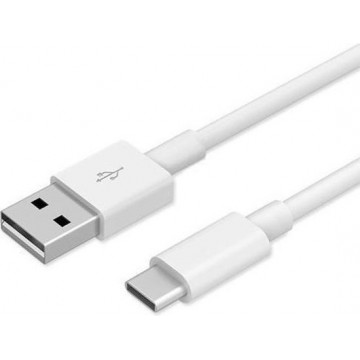 USB-C naar USB kabel wit