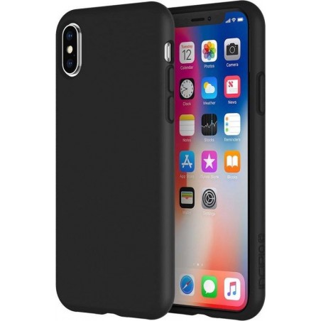 MAT ZWART iPhone XS MAX Siliconen TPU achterkant hoesje (1,5 mm Dik)